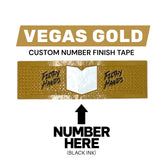 Custom Number Finish Tape Vegas
