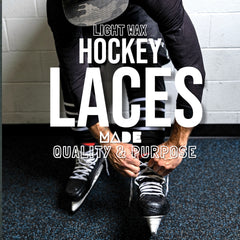 Light Wax Hockey Laces