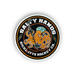 Salty Hands Rubber Velcro Patch