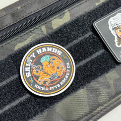 Salty Hands Rubber Velcro Patch