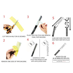 (EXTRA) WAR-LOCK GRIP TAPE + APPLICATOR SPRAY