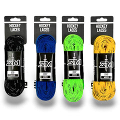 Color Light Waxed Hockey Skate Laces