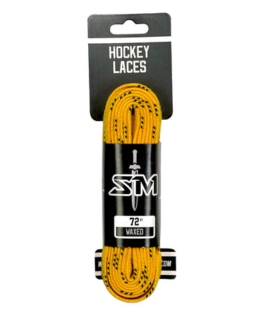 Light Wax Hockey Laces